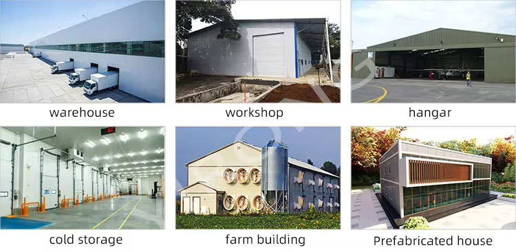 sandwich panel building