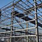 Is there any potential safety hazard in the steel structure grid?
