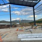 Mongolia steel structure forage warehouse installation