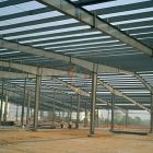 Features of steel frame workshop building structure