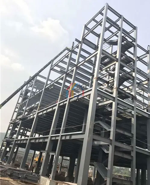 high rise steel structure