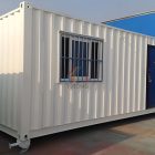 What materials are used to make color steel container houses