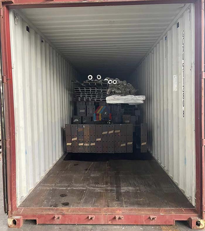 structural steel shipped