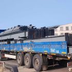 Mongolian workshop steel structure received goods