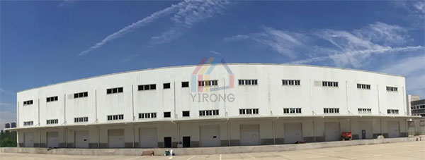 double storey steel structure warehouse