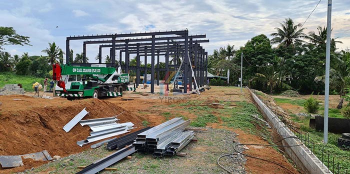 steel structure workshop construction