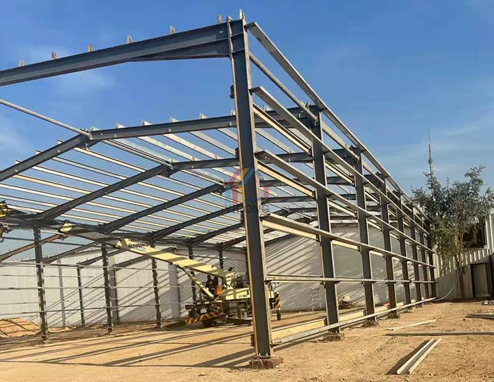 steel structure factory construction