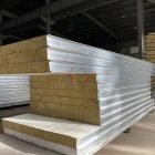 How to install rock wool sandwich panels in the factory?