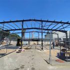 American steel structure warehouse construction