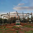 Burkina Faso steel structure fabricated warehouse