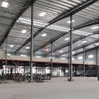 Double storey steel structure warehouse design