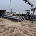 Hungarian metal warehouse structural steel received goods