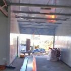 Installation of partition wall panels and ceiling for storage warehouse in Serbia
