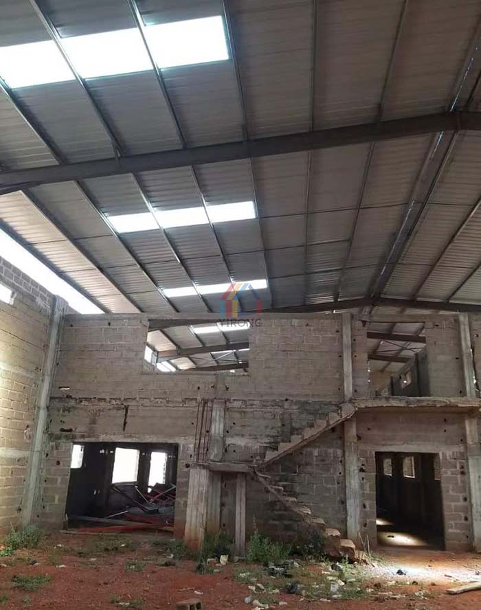 steel structure roof warehouse