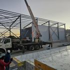 Construction of steel structure cold storage in Dominican