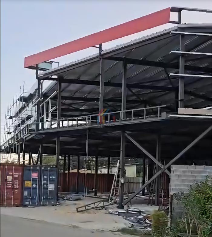 2-storey steel warehouse