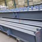 Papua New Guinea customer's H-shaped steel structure production completed