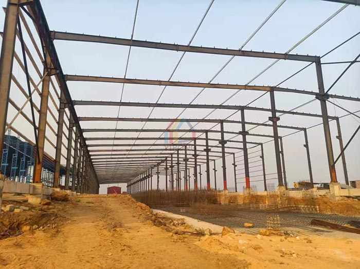 steel structure factory building construction