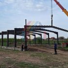 Romania 26X17m steel structure warehouse began construction