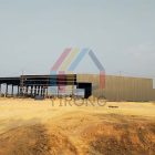 Cambodia 39x45.5m large span steel warehouse