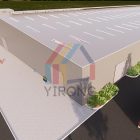 Ethiopia prefabricated steel warehouse 3D model