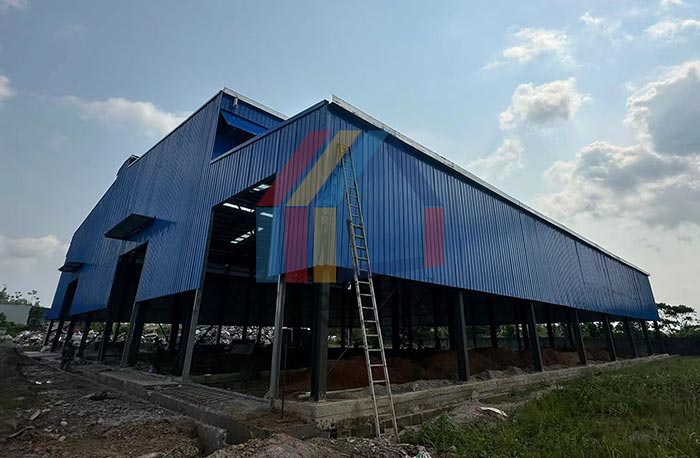 steel structure furnace warehouse