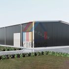 3D model design of steel warehouse for customers in Idaho, USA