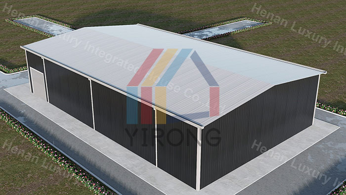 steel warehouse 3D model design