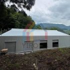 Japan 28x21m prefabricated steel beam warehouse