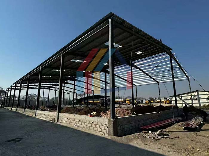 steel structure warehouse installation