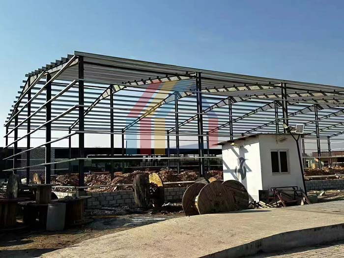 steel structure warehouse installation