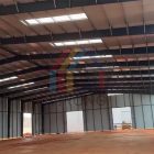 Steel workshop construction for beverage factory in Angolan