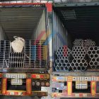 Warehouse steel structure kits delivered to Chile