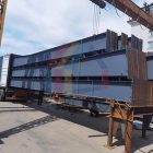 Steel construction packaged and shipped to the Philippines