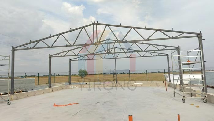 steel frame structure exhibition hall