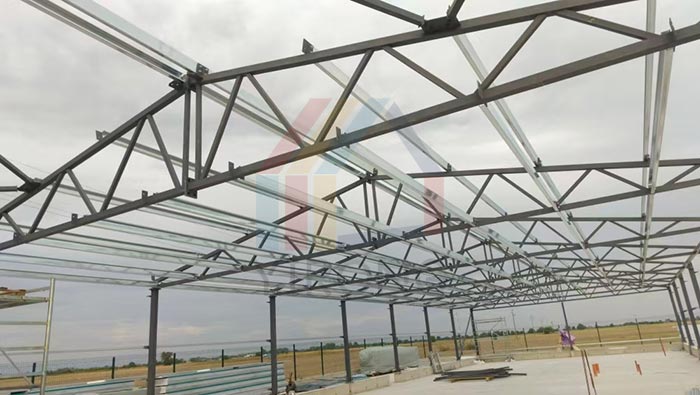 steel frame structure exhibition hall